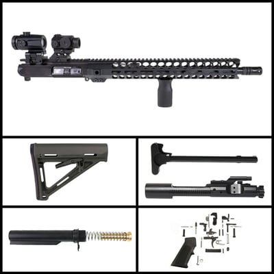 Davidson Defense 'Wolfsbane' 16" AR-15 .300BLK Nitride Rifle Full Build Kit - $604.99 (FREE S/H over $120)