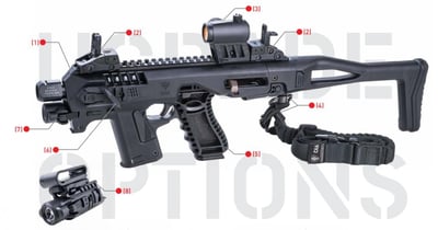 COMMAND ARMS Micro RONI 17 Stabilizer Glock 17,23,31 Blk NO NFA - $288.99 (Free S/H on Firearms)