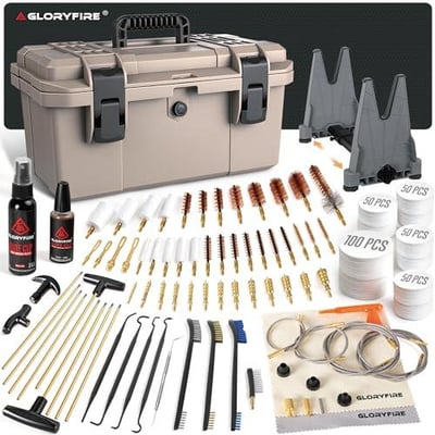 GLORYFIRE Adjustable Stand Deluxe Universal Gun Cleaning Kit (Elite) - $152.99 + FREE Shipping