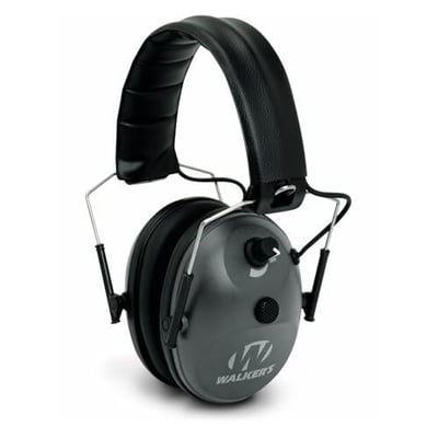 WALKER'S Single Mic Compact Folding Sound-Enhancing Hunting Gun Range Shooting Hearing Protection Electronic Muff with Comfort Headband, 2 AAA Batteries Included - $12.79 + FREE Shipping