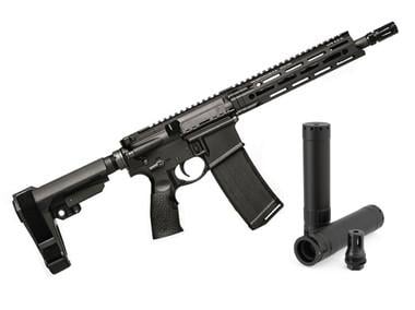 Daniel Defense DDM4 V7 5.56 NATO 10.3" Barrel 32-Rds AR Pistol + KGM R556 Suppressor - $1499 (Free S/H)