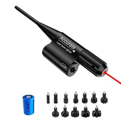 Theopot Bore Sight Kit Red Laser Boresighter for 0.17 to 12ga Caliber for Hunting - $9.67 After CODE:45ZRA7DH (Free S/H over $25)