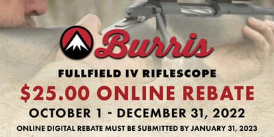Burris Fullfield IV Riflescope $25 Online Rebate
