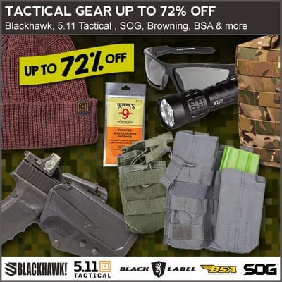 Tactical Gear: up to 72% off (Free S/H over $25)