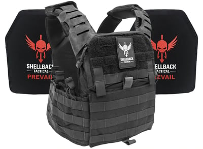 Shellback Tactical Banshee Elite 2.0 Active Shooter Kit with IV Plates - Black/Coyote/Ranger Green - $362.59