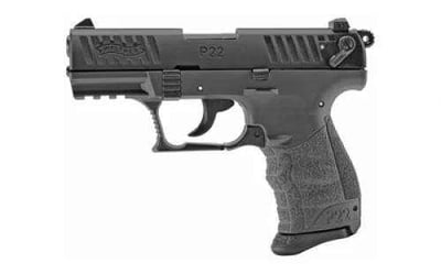 Walther Arms P22 Q 22 LR 3.42" 10+1 Tungsten Gray Black Interchangeable Backstrap Grip - $249 (e-mail price)