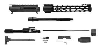 RTB Upper Build Kit 10.5" 5.56 - Black FLASH CAN 12" M-LOK With BCG & CH - $255.96 w/Code: BUILDUP20