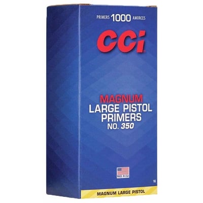 CCI Pistol Primers Large Pistol Magnum - $99.99 after code "HOME10" (Free S/H over $199)