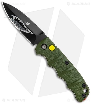 Boker Mini Warhawk Kalashnikov Automatic Knife OD Green Dagger (2.5" Black) - $31.99 (Free S/H over $99)