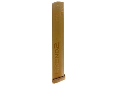Amend2 Extended 34 Round 9mm Magazine (Glock Compatible) FDE - $12.82 w/code "5PTODAY"