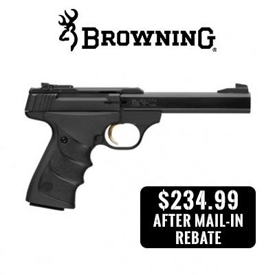 Browning Buck Mark Standard URX .22LR Pistol, Matte Black - 051497490 - $309.99