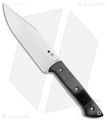 Spyderco Province Fixed Blade Knife Black G-10 (6.75" Satin 4V) FB45GP - $280.00 (Free S/H over $99)