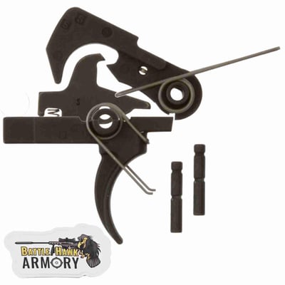 BHA Precision AR-15 FCG GI Style Curved Mil Spec Black Trigger - $25