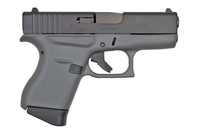 Apollo Custom Glock 43 9mm Single Stack Pistol witih Gray Cerakote Grip Frame - $579.99