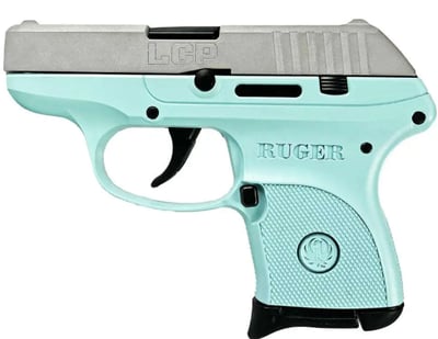 Ruger LCP 380 ACP Semi-Auto Pistol 2.75" 6rds, Robin's Egg Blue - $239.99