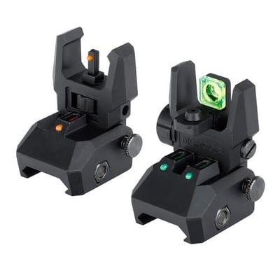 ohhunt Fiber Optic Sights Foldable Flip Up Sights Back up Sight Polymer Fiber A15 (Black 3) - $18.99 + FREE Shipping