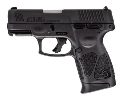 Taurus G3C 3.2" 9mm Pistol, Black - 1-G3C931 - $224.99 