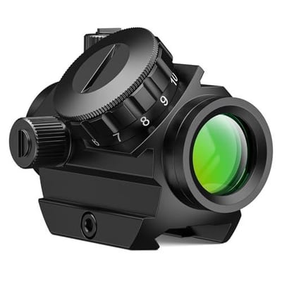 30% off MidTen Motion Awake Green Dot Sight, 2 MOA Green Dot Optics 1x20mm Compact Scope, IPX7 Waterproof & Fogproof, Lower 1/3 Co-Witness Riser Included for 21mm Picatinny Rail w/code PW67KR9O - $27.99 + FREE Shipping