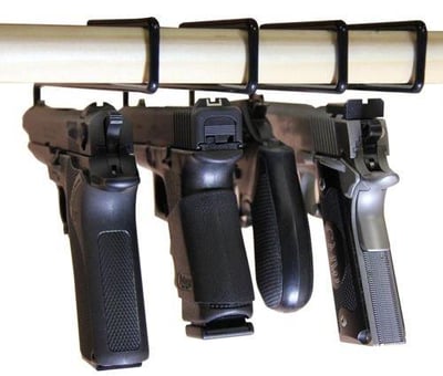 E-ONSALE AmeriGun Club 4 Pack Handgun Hangers for Safe Vinyl Coated Pistol Hooks for Wire Shelves - $9.49 + FREE Shipping