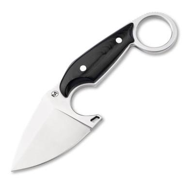 Boker Magnum Enki Fixed Blade Knife Satin 440B/Black Micarta - $30 (Free S/H over $95, excl. Ammo, Flamm.)