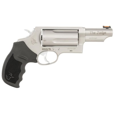 Taurus Judge T.O.R.O. .410 Gauge/.45 Long Colt Revolver 3" 5rds, Stainless - Durable Multi-Caliber Revolver for Protection - $369.99 