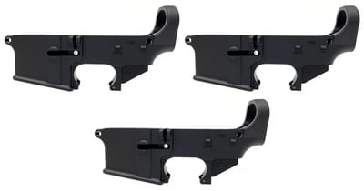 3 PACK ANODIZED AR15 80% Lower Receiver - Fire / Safe Engraved - $103.45 after code: AUGUST10 