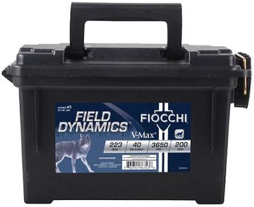 Fiocchi Extrema .223/5.56 Rifle Ammunition 40 Grain V-MAX 200 Rounds Ammo Can - $109.99 