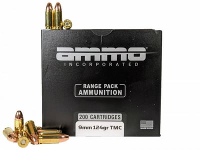 Ammo Inc 9mm Range Pack 124 Gr TMC 200Rnd Box - $59.99 + Free Shipping