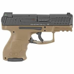 HK 81000096 VP9 SK 9mm Luger 3.39" (3) 10+1 Black Steel Slide Flat Dark Earth Interchangeable Backstrap Grip Night Sights - $726.02 (Add To Cart)