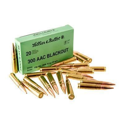 Sellier & Bellot 300 AAC Blackout 124gr FMJ 140 rounds (7 boxes) - $66.93 shipped after code "M8X"