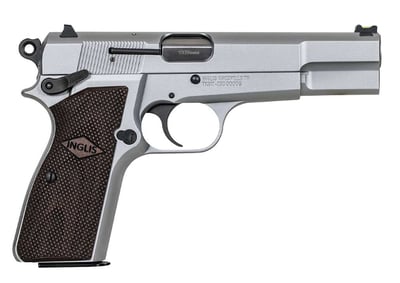 Military Armament Corporation P35 9mm 4.70" 15rds, Nickel - $399.99 