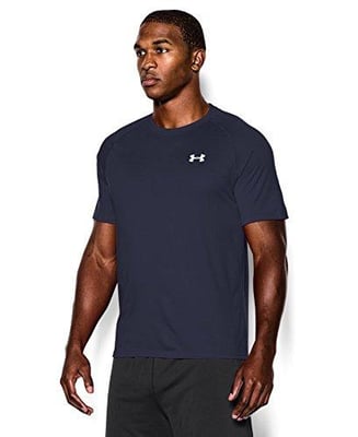 Men’s UA Tech Shortsleeve T-Shirt Tops by Under Armour (Midnight Navy/white, Large) - $14.98 (Free S/H over $25)