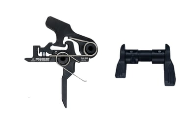 Rise Armament RA-100 Flat Two-Stage Trigger & RA-6423 Black Ambi Safety Selector - $109.95 