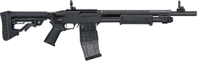 Mossberg 590M 12 Gauge 18.50" 10rd Pump-Action Shotgun, Black Synthetic AR Furniture - $771.79 