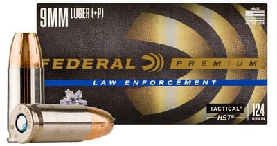 Federal Premium 9mm + P 124 Grain HST Jacketed Hollow Point 1000 Rounds - $599 (Free S/H)