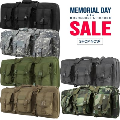 NcSTAR Deluxe Double Padded AR & AK Carbine Rifle Case ( 28" or 32" 6 Colors) - $28.95