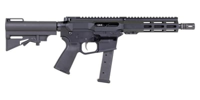 Blem PSA Gen4 8" 9mm 1/10 GX 7" Lightweight Hex M-Lok MOE EPT HAR-15 Pistol, Black - $499.99 