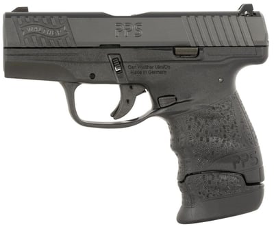Walther Arms PPS M2 Carry Frame 9mm Luger 3.2" 8rd Pistol w/ 3 Dot White Sights, Black - $229.99 