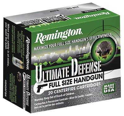 Remington Ultimate Defense .45 ACP 230-Gr. BJHP 20 Rnds - $16.99 (Free S/H on Firearms)