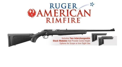 Ruger American Rimfire Rifle 17 Hmr Standard - $308.43