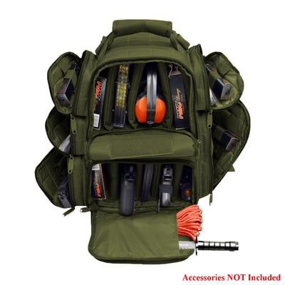 Explorer Tactical Heavy Duty Range Backpack With Adjustable Compartments R4 OD Green - $55.88 shipped (Free S/H over $25)