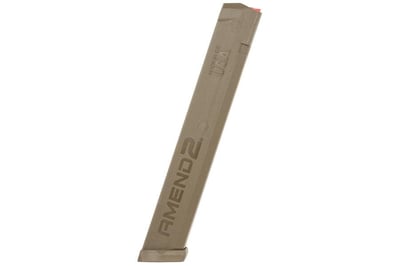 Amend2 9mm 34 Round Flat Dark Earth Magazine for Glock Pistols - $7.99 (Free S/H on Firearms)