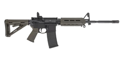 PSA PA-15 16"Nitride M4 Carbine 5.56 NATO MOE AR-15 Rifle w/ MBUS Rear, ODG - $449.99