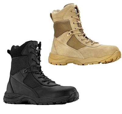 Maelstrom LANDSHIP 2.0 8" Men's Tactical Boots w/Side Zip - $19.98