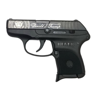 Ruger LCP .380ACP 2.75 BLK W/ TRUMP ENGRAVING - $299.99 (Free S/H on Firearms)