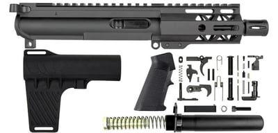 Pistol Build Kit - 9MM 4.5" Complete Upper Receiver w/A2 AA Stabilizer Fin TS LPK - $299.95 