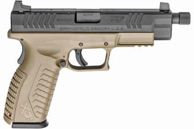 Springfield Armory Pistol XDM 9mm FDE Threaded Barrel 4.5" - $675.99 (Free S/H over $450)