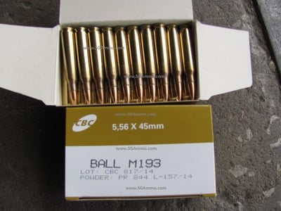 1000 round case - 5.56mm 55 grain FMJ M193 Ball ammo by Magtech - $289.50