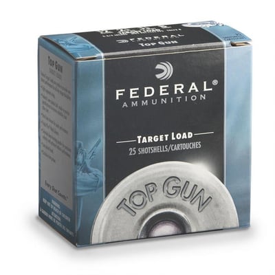 Federal Top Gun Target 12 Gauge 2 3/4" 1 oz. Shotshells # 7-1/2 or #8 25 Rounds - $6.64 (Buyer’s Club price shown - all club orders over $49 ship FREE)