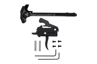 Rise Armament RAVE 140 Curved Trigger + RA-212 Charging Handle Combo - T017-212-BLK Combo Kit - $139.95 (FREE Shipping over $50)